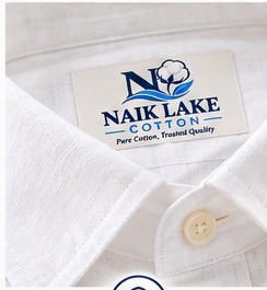 Naik Lake Premium Linen Shirt – White