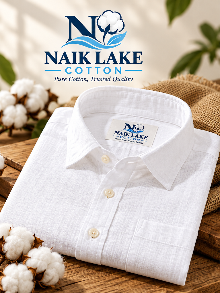 Naik Lake Premium Linen Shirt – White